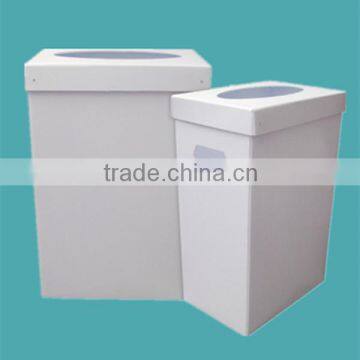 Disposable Recyclable Corrugated Plastic Trash Cans