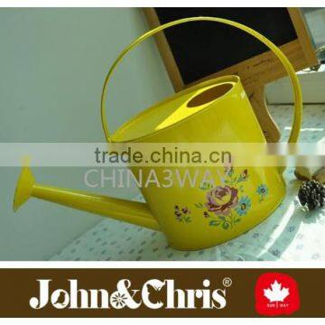 cute garden metal with handle watering can / indoor flowe watering flower pot