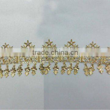 2012 new fashion hair chain jewelry,gold plated jewelry