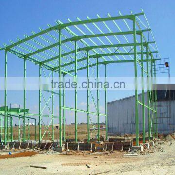 BaoRun Prefab Layout Steel Metal Fabrication Car Workshop