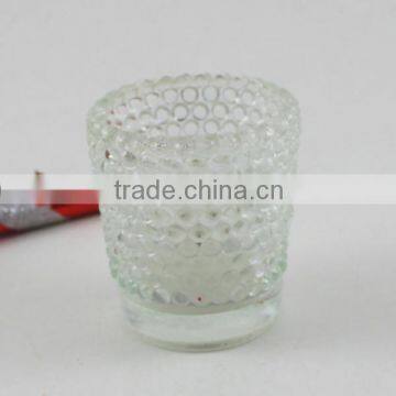 Factory direct cheap wedding decorative glass candle holder