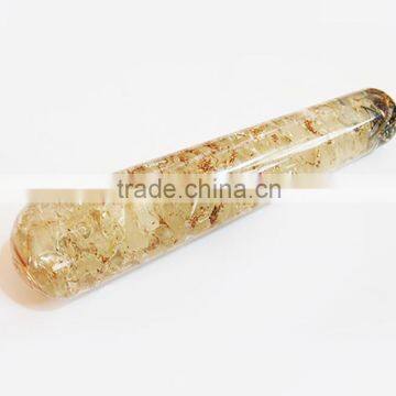 Orgonite Crystal Quartz Smooth Massage Wand : Power Wand Orgone