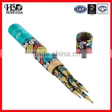 Eco-friendly brown kraft paper tube/paper core/paper cardboard tubes for pencil packaging