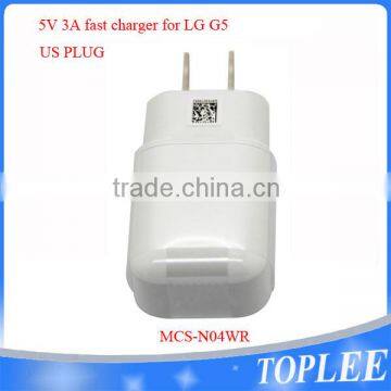 OEM Original 5V 3A USB Type C Wall Home Travel Fast Charger For LG G5 Google Nexus 5X H790 MCS-N04WR