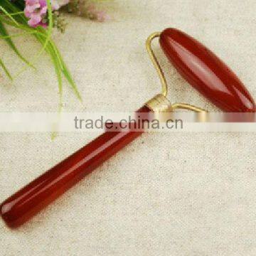 60*110mm Natural red agate gemstone massage roller for health