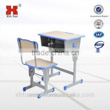 School Furniture Suppliers single Desk and Chair for classroom