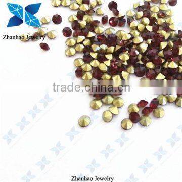 dark red chaton rhinestone