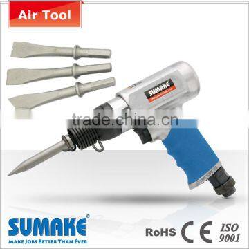 190mm Heavy Duty Air Hammer With 4pc 5 inch Chisels