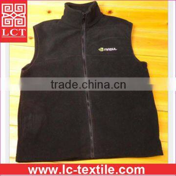 China Clothing Factory Direct Wholesale Personalized Womens Sleeveless 280gsm Work Fleece Vest With Zip-close Pockets(LCTU0056)