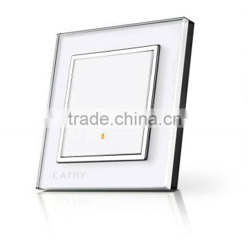 1 GANG 1 WAY WHITE TABLET SWITCH,NEW STYLE WALL SWITCH,GLASS PANEL SWITCH