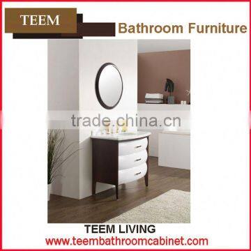 hotel bathroom vanity furniture bathroom cabinet hanging wood veneer bathroom cabinet