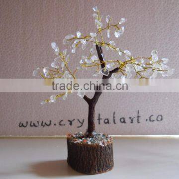 CRYSTAL QUARTZ GEM-TREE