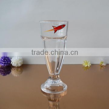 Wholesale Decal ice cream glass cup/juice glass