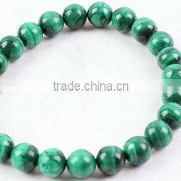 Malachite rounds-19cm beaded Bracelet