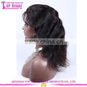 Indian Women Hair Wig 16 Inches Body Wave Cheap Lace Front Wig Indian Remy With Baby Hair photo-5