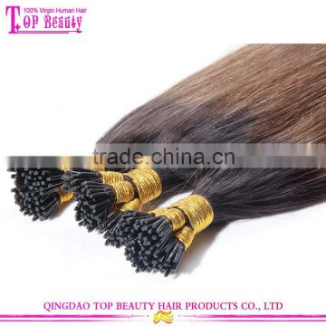 Hot Selling Grey Human I Tip Hair Silky Straight Prebonded Hair Extension Machine