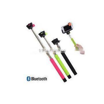 hot sale cell phone aluminum handheld flexible wireless selfie stick with bluetooth