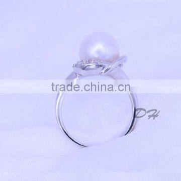 Fashion Jewelry 925 Silver Original Pearl Ring Wholesale photo-4