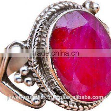 Beautiful Design Indian Silver Jewelry Rainbow Moonstone 925 Sterling Jewellery Wholesale Ring Supplier Rings