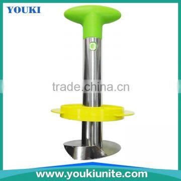 High Quality Kitchen Gadget Stainless Steel Pineapple Corer-Slicer YKPC-1001