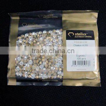 Stellux A193 Glass Point back rhinestones