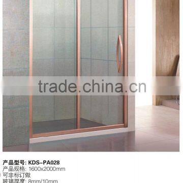 Full stainless steel Modern simple shower screens Large Size Steam Shower Room With Countrol Panel