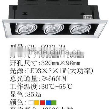 grid led ceiling lamp