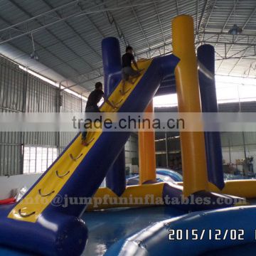 Adults inflatable tower 4meter high water blob jumping bag of aqua park