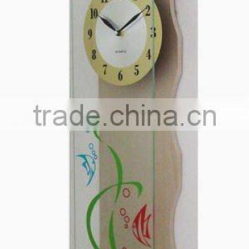 Cason Glass Quartz Wall Clock