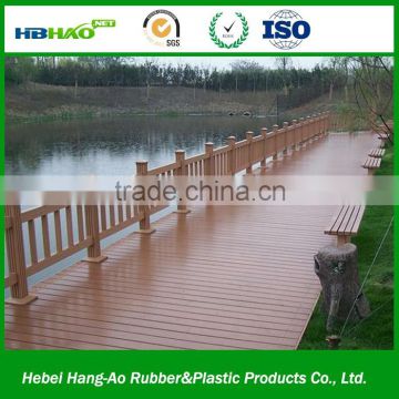 2016 hot selling !Manufacturer price Wood plastic composite decks, wpc decking floor, ourdoor anti-uv wpc decking