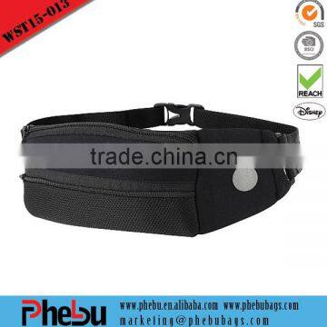 Black Canvas waist pouch/waist belt bag/waist bag(WST15-013)