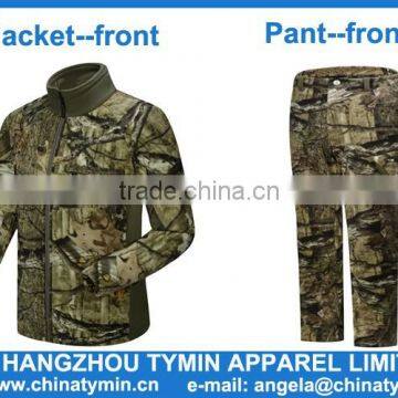 Unisex Camouflage Hunting Jacket and Pants Hunting Suit