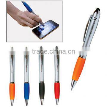 smoothly writing plastic pen with stylus touch