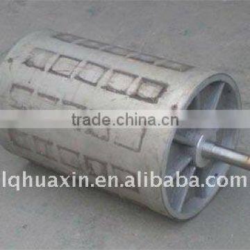 Permanent magnetic conveyor drum