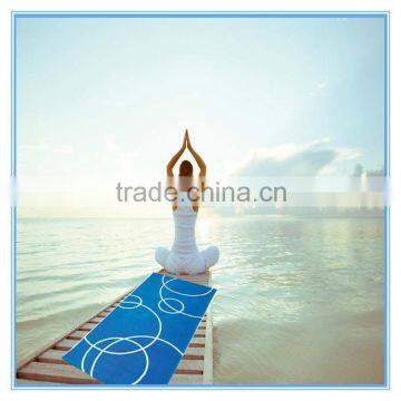 OEM personalized heat transfer printing microfiber yoga towel