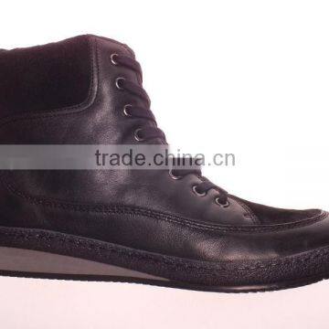 2014 high ankle casual men shoes sneakers with lace-up