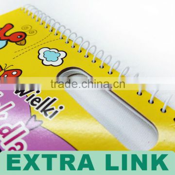 Spiral bound desk calender notebook printing