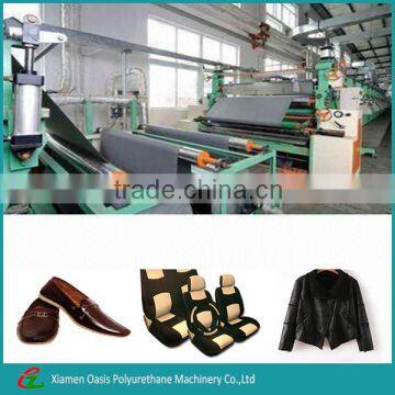 Automatic CNC polyurethane synthetic leather making machine