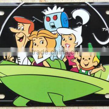 Customized Embossing Wall License Plate
