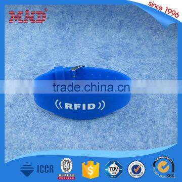 MDSW64 RFID Silicon Wristband With Double Frequency RFID Chip