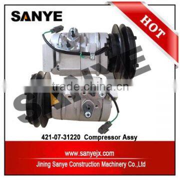 Loader Operator Compartment And Control System 421-07-31220 Compressor Assembly WA380-5 WA430-5 WA480-5