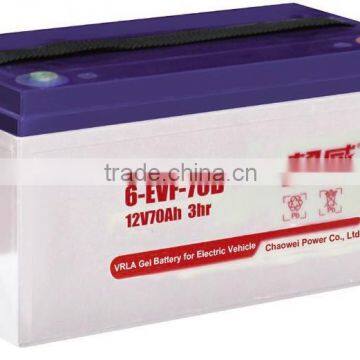 Chilwee MF Silicone gel battery 12V80AH/20HR High Power for Electric Cleaning Carts