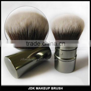 Premium Synthetic hair Retractable metal Powder kabuki makeup brushes