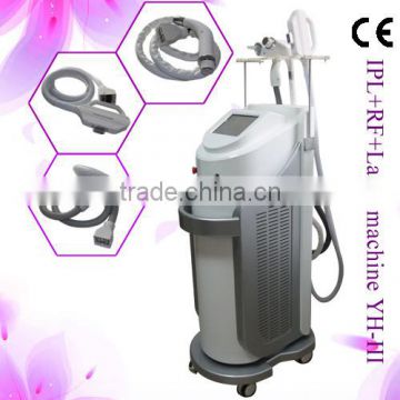 Multifunctional Elight+IPL+RF+Laser beauty Machine tattoo removal/hair removal/skin rejuvenation