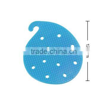 Multi Use Vegetable Brushes/Heat Pads/Potato Scrubber/ Rivet / Jar Opener Double Sided Silicone Fruit Vegetable Scrub