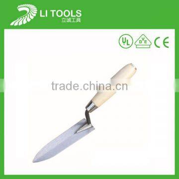 high quality wood handle carbon steel bricklaying trowel