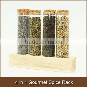 4 in 1 gourmet spice gift rack | hand made spice rack | promotopmal gift set