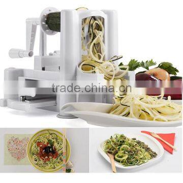 Tri-blade Turning Spiral Slicer 3 in 1 / Tri-blade Spiralizer / Spiral Vegetable Slicer photo-3