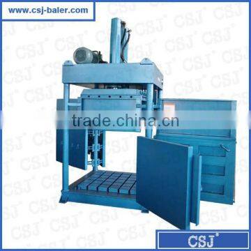 Four door open fiber strapping baler machine for sale