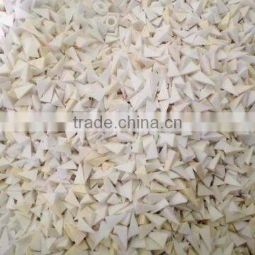 Ceramic abrasive media with Triangular shape